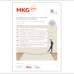MkG Spezial erschienen: Die größten Haftungsfallen für junge Anwältinnen und Anwälte