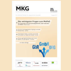MkG-Magazin 04/22 erschienen: Die wichtigsten Fragen zum MoPeG<br>Personengesellschaften, stille Gesellschaften und Vereine